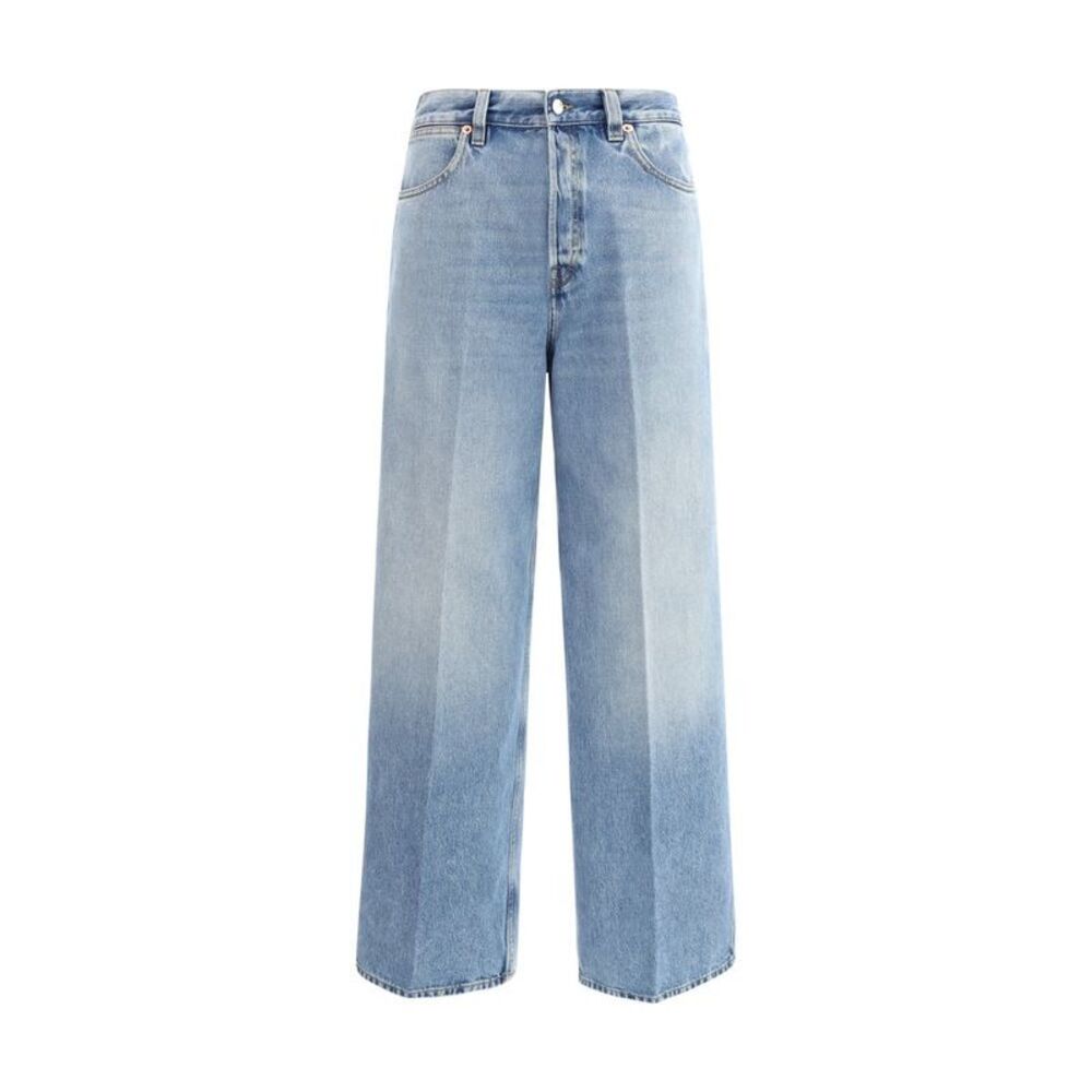 Gucci Light Blue Cotton Jeans Women's Denim